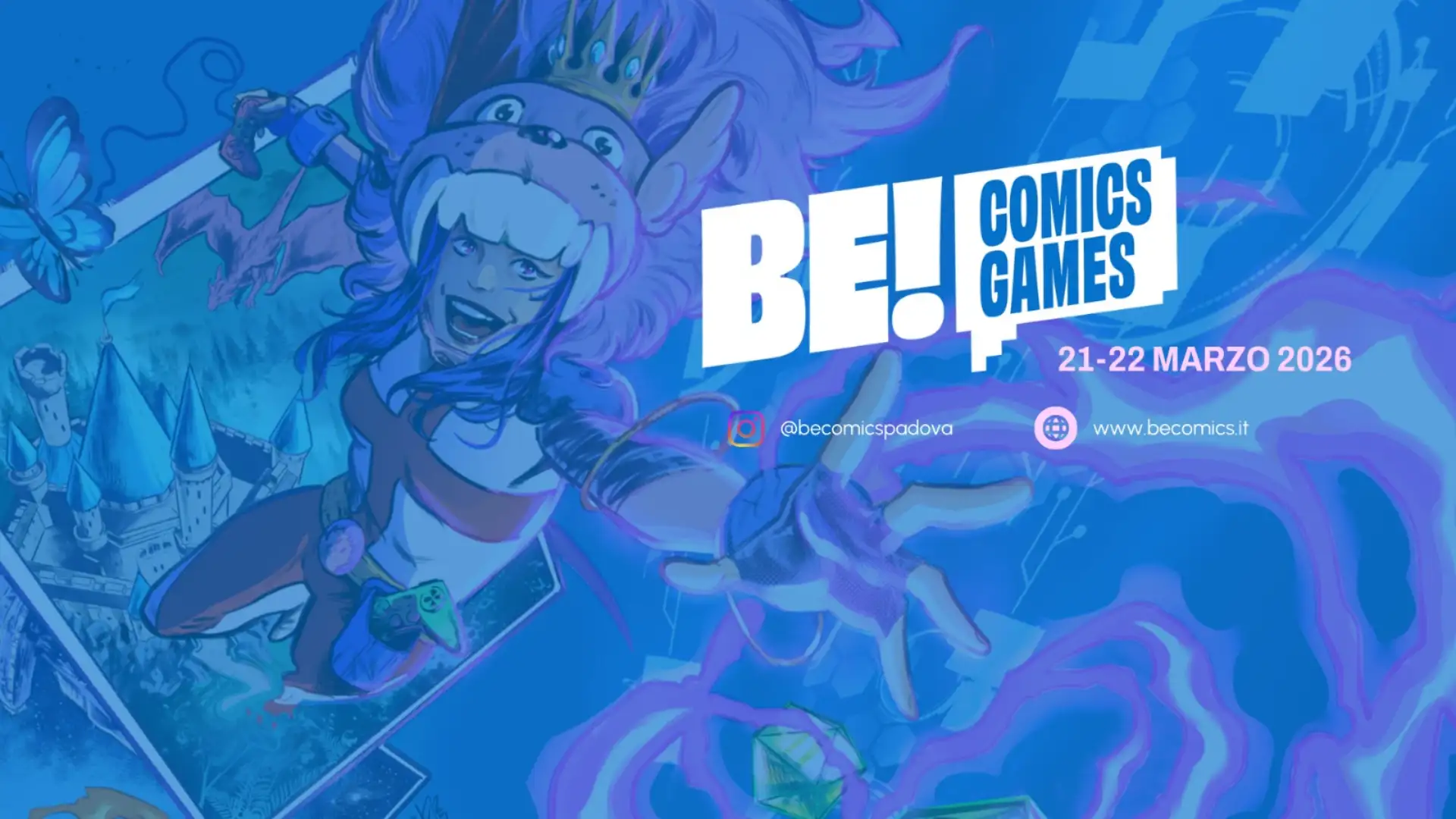 Be Comics! Be Games!: torna il festival di comics, games e cultura pop a Padova 21 – 22 marzo 2026