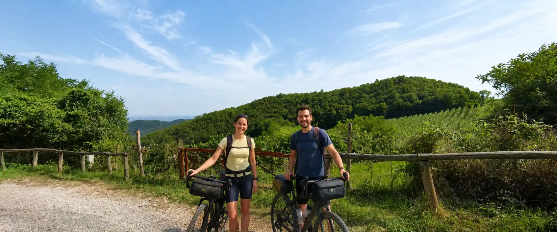 Euganéens à vélo : cyclotourisme entre villages, stations thermales et paysages volcaniques