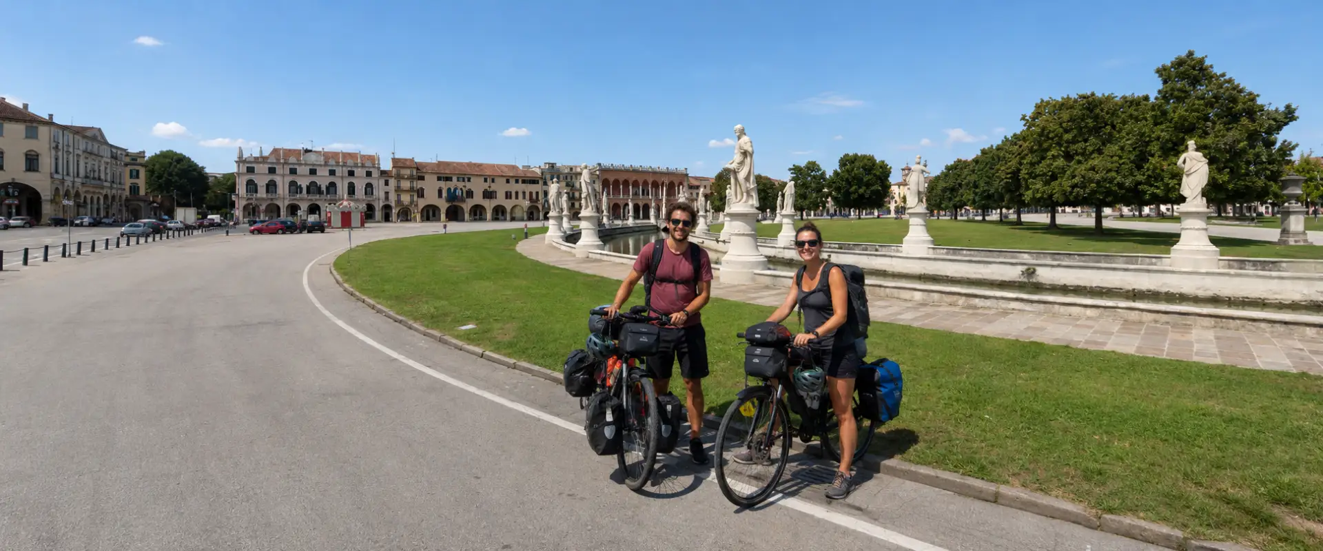 Je viens à Padoue pour le cyclotourisme